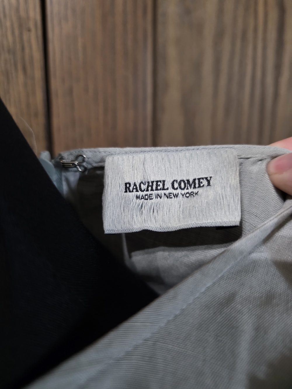 Rachel Comey Light Blue Gathered Puff-Sleeve Top - Picture 3 of 5